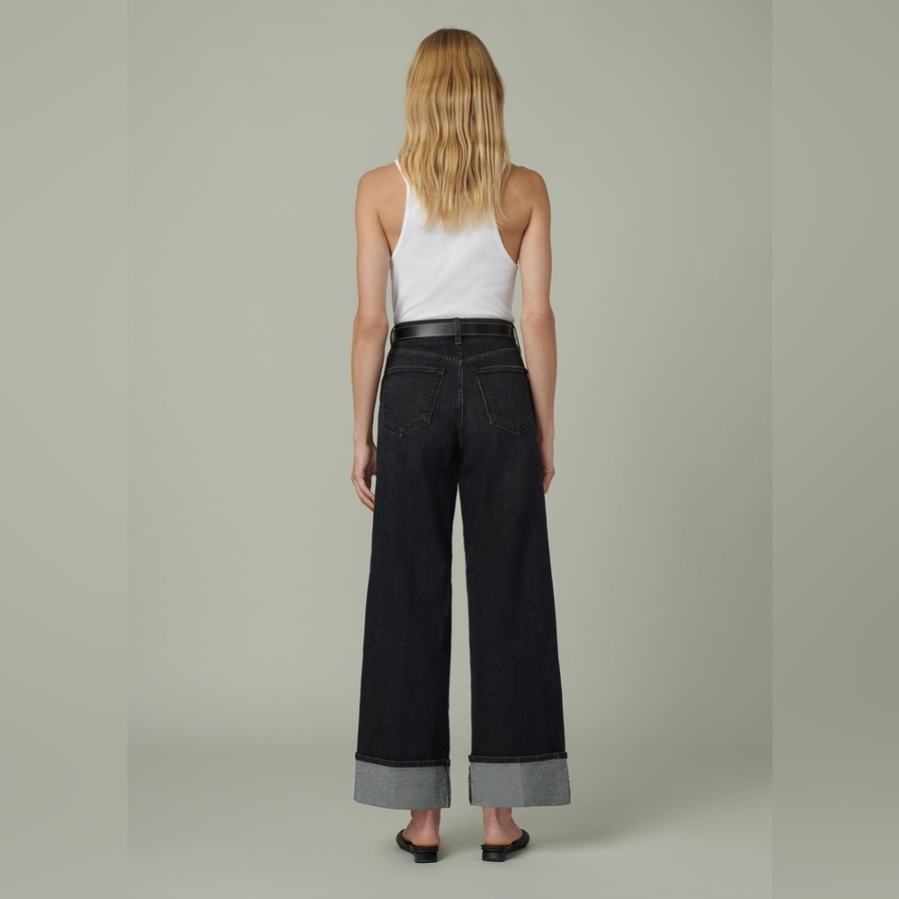 Joe's Jeans Dark Wide-Leg Denim - Picture 5 of 14